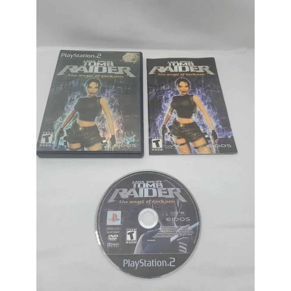 Lara Croft: Tomb Raider - The Angel of Darkness (PlayStation 2‎ PS2) CIB TESTED